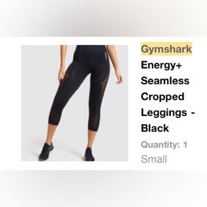 Gymshark Energy Seamless crop legging